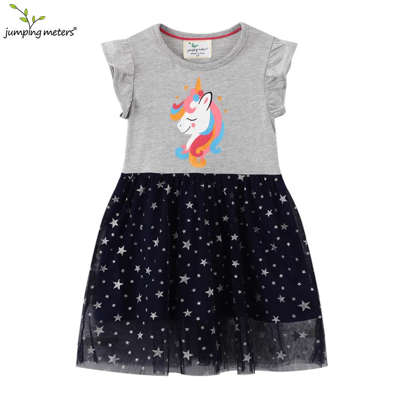 Модное короткое хлопковое платье для девочки - Коллекция Весна/Лето 4T/95-100CM