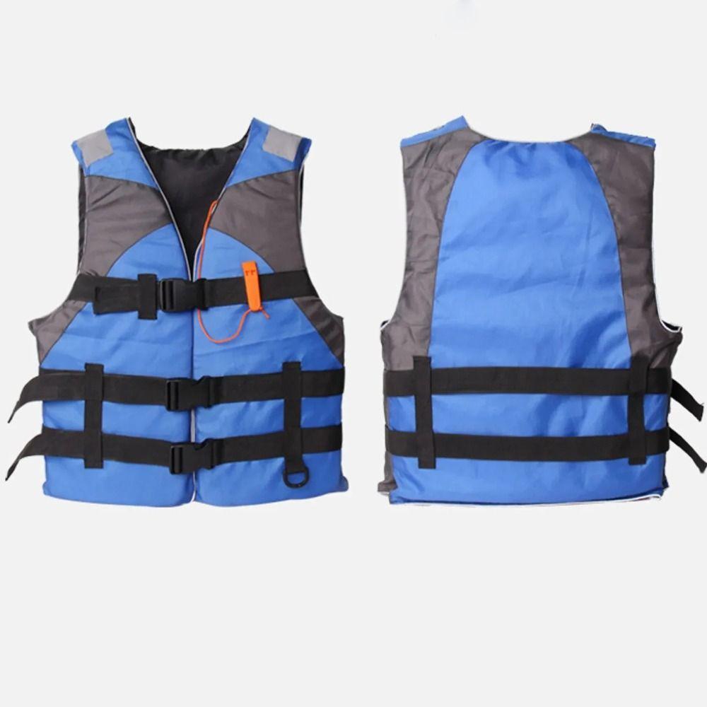 Waterproof Adults Life Jacket Easily Adjustable Aid Safety Jacket Water Sport Vest Emergency