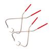 2 pièces Pinces à tremper Poignée Rouge Acier Inoxydable Nettoyage Facile Fixation Stable Pinces pour Sculpture sur Terre Cuite pour Artisanat Sculpture