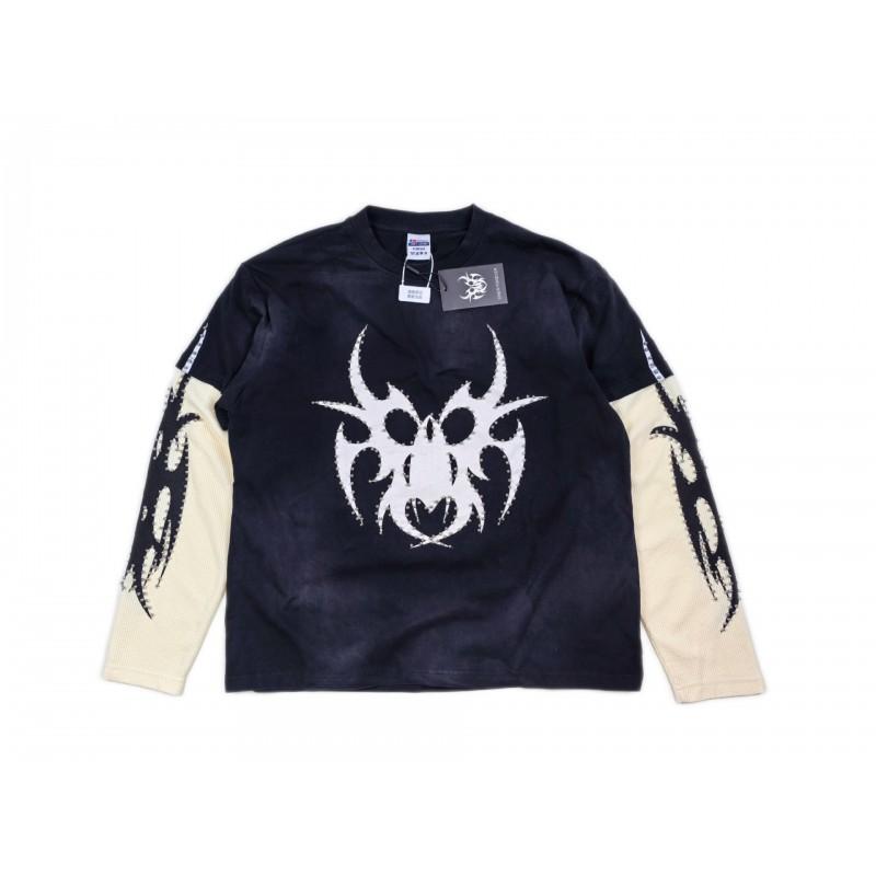 Dark Gothic Long Sleeve T-Shirt With