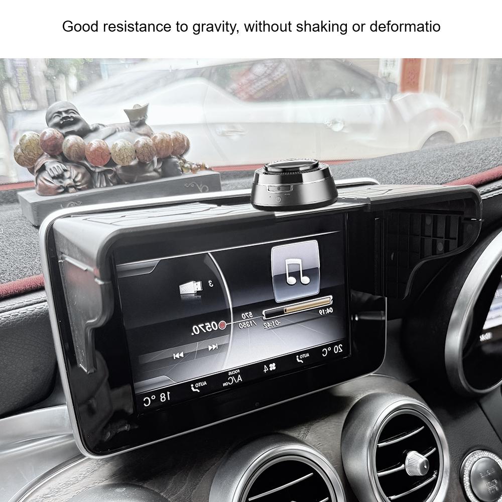 For 7-12inch Display Screen Car GPS Navigation Sun Shade Sun Visor Screen Visor Shield Auto Central Control Screen Protector