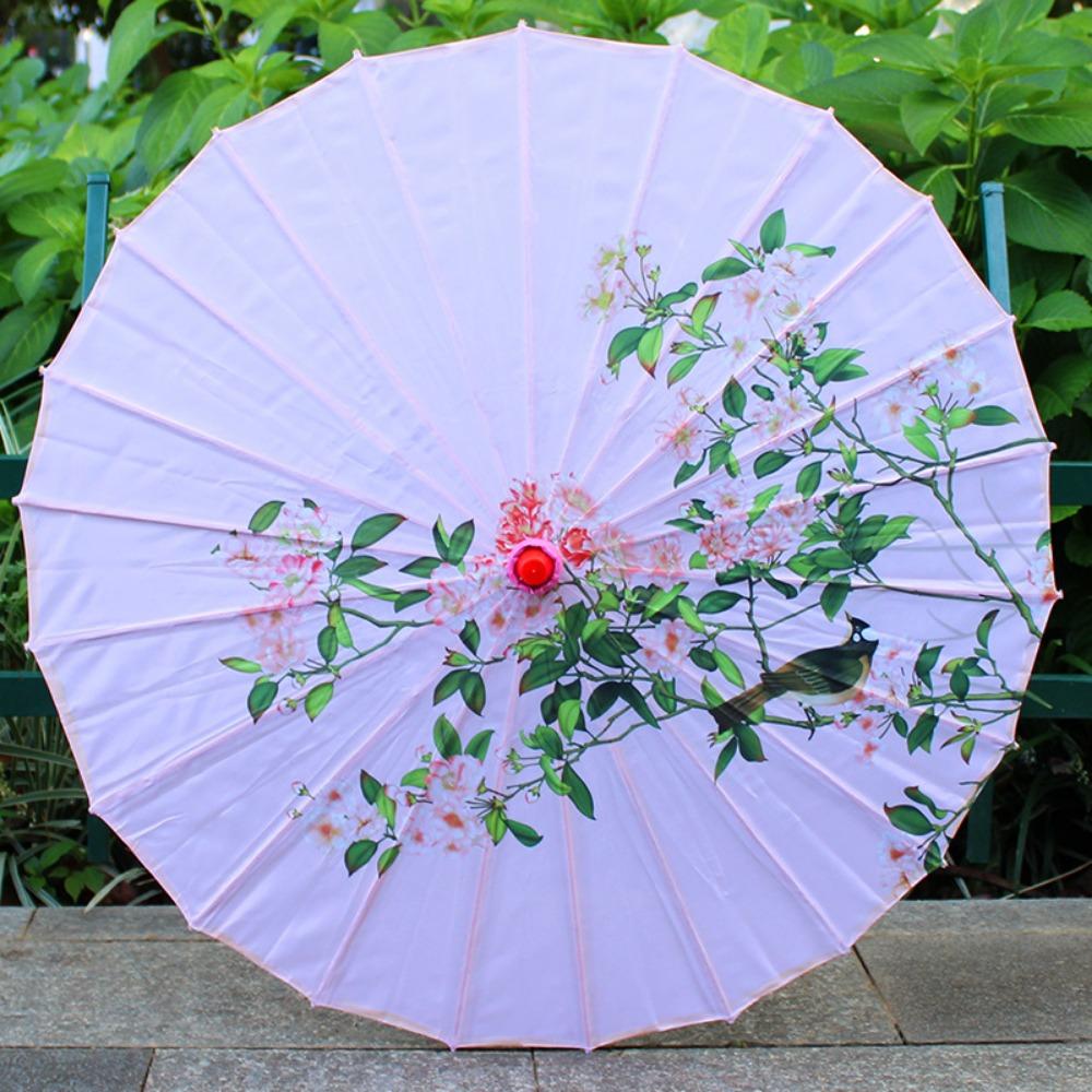 Chinese Antique Style Oiled Paper Umbrella 56cm 10 Colors Costumes Photography Umbrella Decorative Umbrella