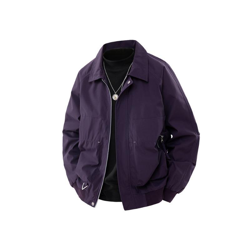 Baseball Collar Jacket Men's Spring and Autumn New Style Handsome Loose Work Jacket Top