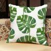 Modern Style Leaf Pillow Case Pillowcase, Double-Sided Printed, Sofa Cushion, Bedroom Headboard Pillow