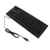 87 Keys USB Wired Keyboard Round Keycaps Typewriter Keyboard Durable Mechanical Keyboard  Laptop