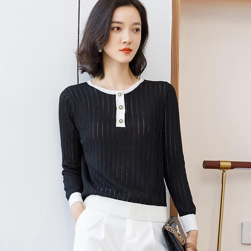 

Женский ажурный пуловер YTM XL