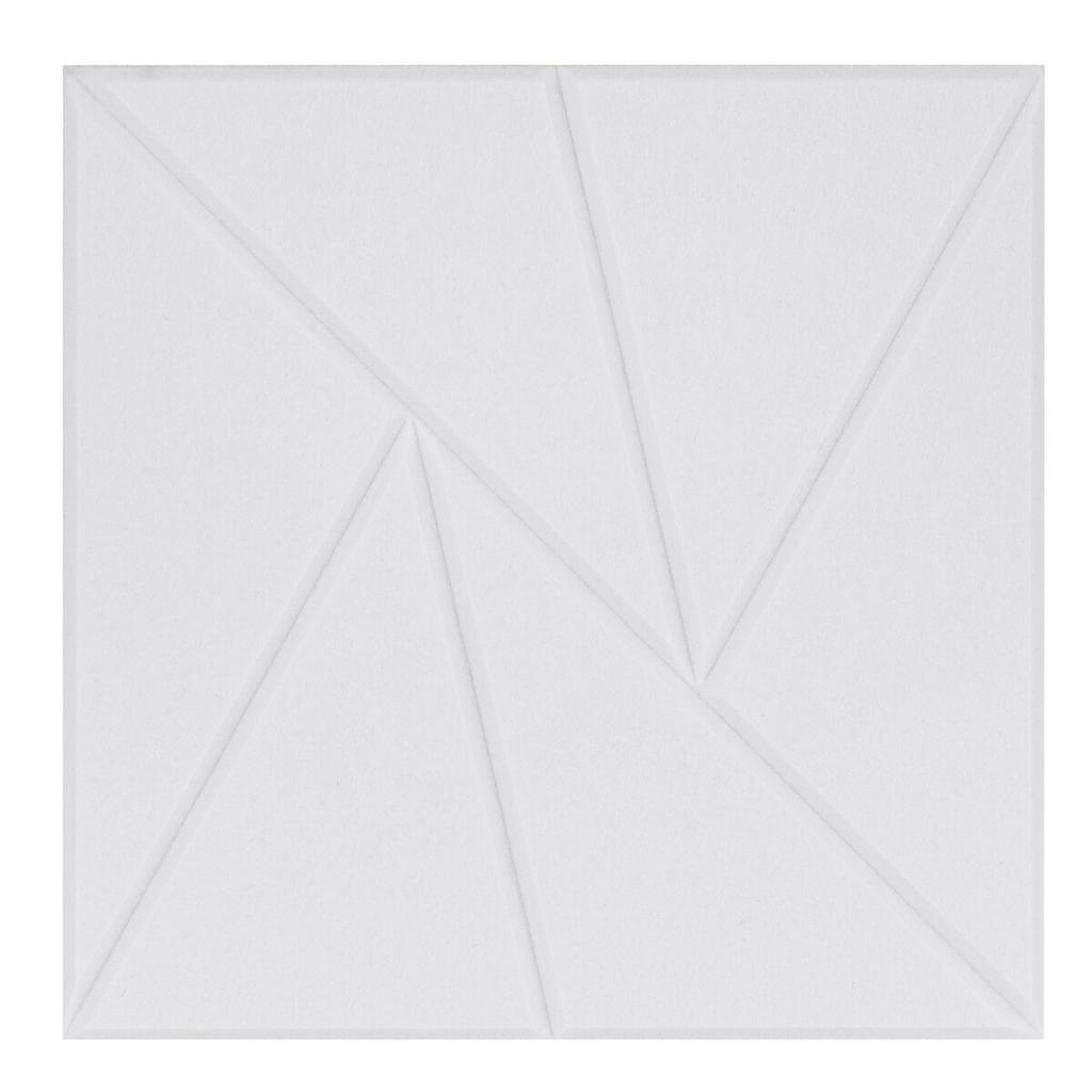 18 Pack Acoustic Wall Panels 11.8 X 11.8 X 0.4 Inch Self-Adhesive White