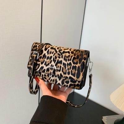 Women's Bag Fashionable and Sexy Crossbody Bag Leopard Pattern Light Luxury Shoulder Bag Four Seasons
