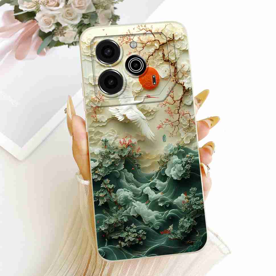 Phone Case For Tecno Pova 6 Pro 5G LI9 Casing Fashion Pattern Soft Silicone Shockproof For Tecno Pova6 Pova 6 Pro Cover Shell