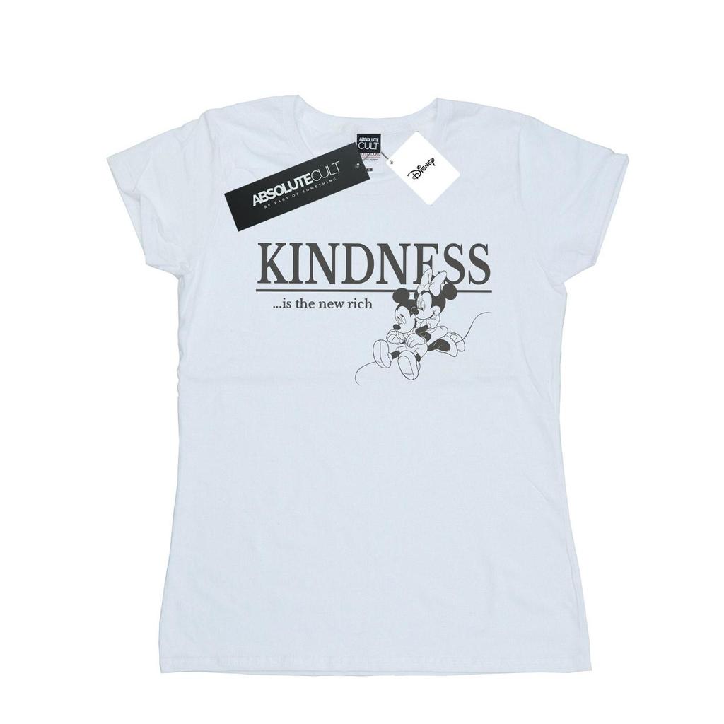 Disney Womens/Ladies Minnie Mouse Kindness Is Rich Cotton T-Shirt