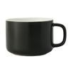 Minimalistisk Kaffekopp och Fat i Keramik