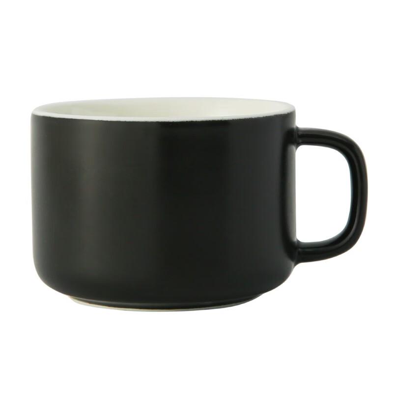 Minimalistisk Kaffekopp och Fat i Keramik
