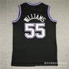 Męska Damska Koszulka do Koszykówki Sacramento Kings Retro Williams 55 Fox 5 Webber Bezrękawnik Treningowy Odzież Sportowa