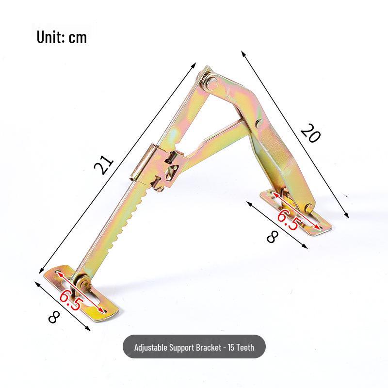 Adjustable Folding Support Bracket for Sofa Bed, Beauty Bed, Massage Chair, and Furniture Lifting Hinges.
