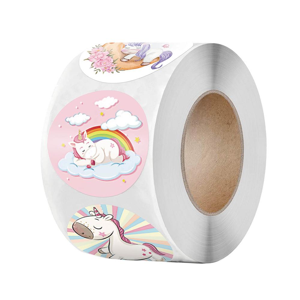 100-500Pcs First-Class Animal Superior-Grade Unicorn First-Class Sticker Youngsters First-Class Reward Superior-Grade Sticker Superior-Grade Gift