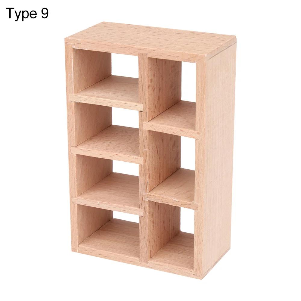 1:12 Dollhouse Furniture Miniature Television Bookshelf Bed Sofa Wooden TV Cabinet Chair Bedside Lamp Dolls House Accessories