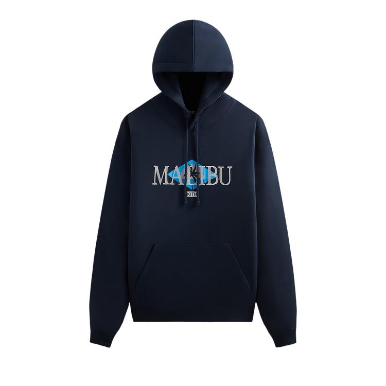 

Kith Мужские толстовки Malibu Palm с капюшоном Nocturnal, синие KHM031500-413 S