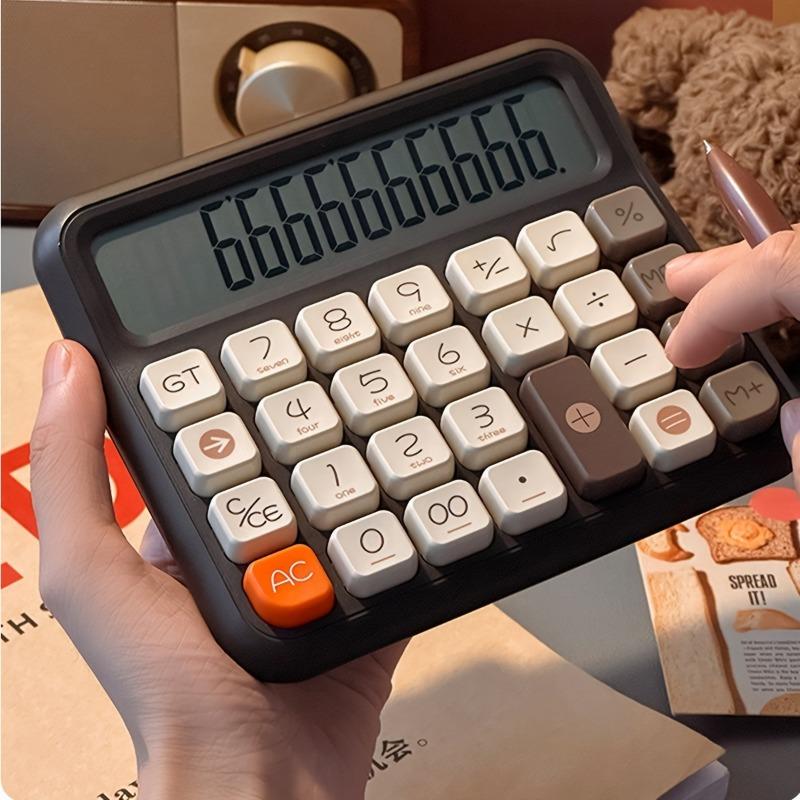 1pcs Voice Calculator Show 12 Bits for Office Accounting Commercial Mini Desktop Calculator Plastic Financial Tool