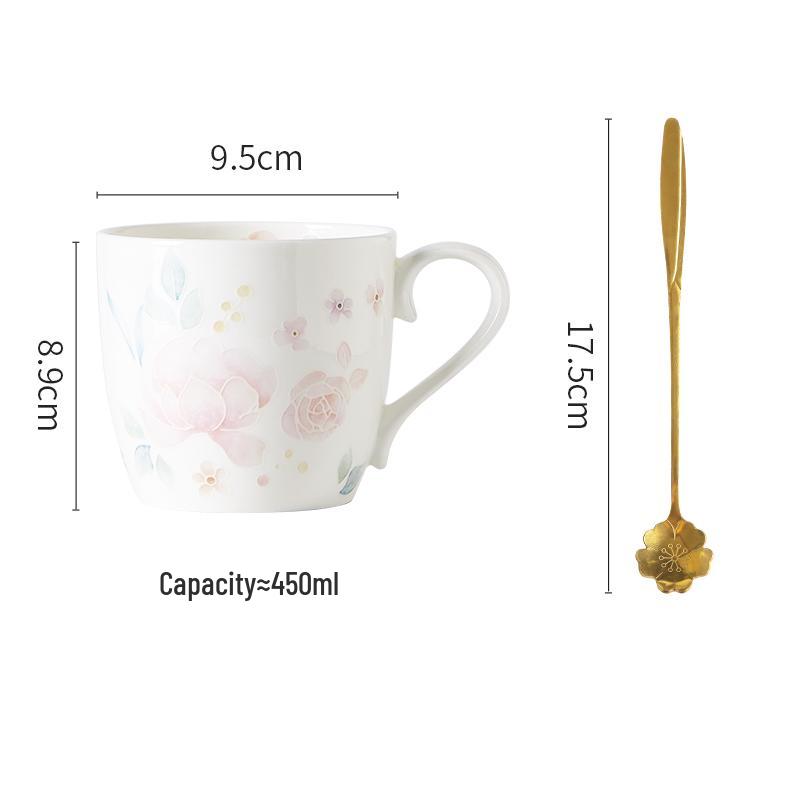Creative Large Capacity Ceramic Coffee Mug for Couples