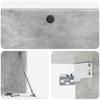 Wall Mounted TV Cabinet 78.5 x 31 x 30 cm Concrete Grey