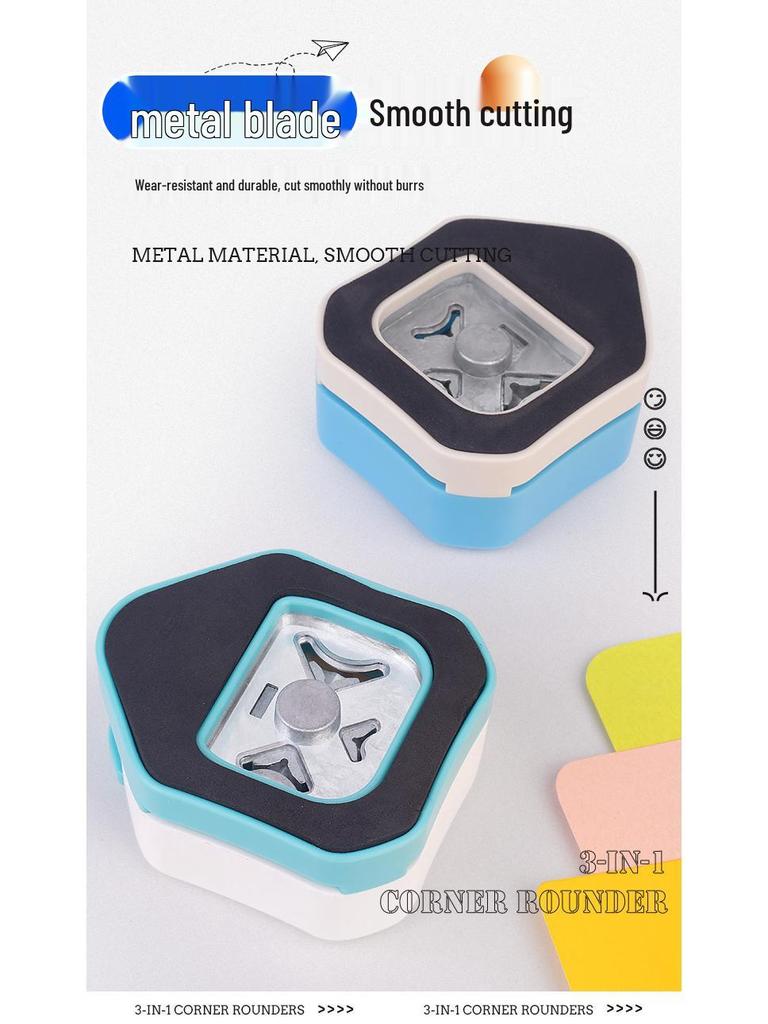 Bestselling 3-in-1 Round Corner Cutter Tool R10 for Cardstock, Paper, and Photos
