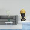 Elegant Wall Art And African Woman Statue Creative Resin Figurine for Bedroom Restroom Entrance