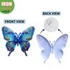 Colorful Outdoor Sculpture Wall Decor Metal Butterfly Butterfly Wall Art Decor  Patio And Fence