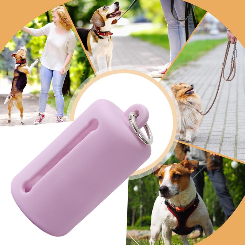 Poop Bag Dispenser Leak Proof Supplies With Clip Dog Poop Bag Dispenser For Walking Cat Travel Lawn Outside Backyard Walkway
