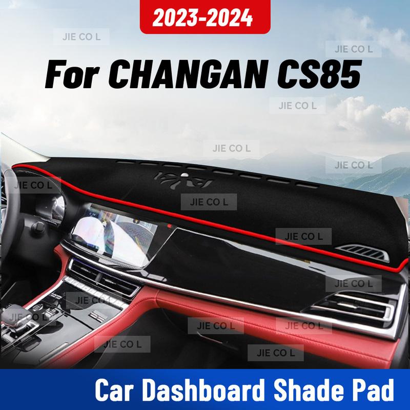 For CHANGAN CS85  2024 Car Dashmat Anti-UV Dashboard Cover Dash Mat Sunshade Cushion Carpet Protective Accessories