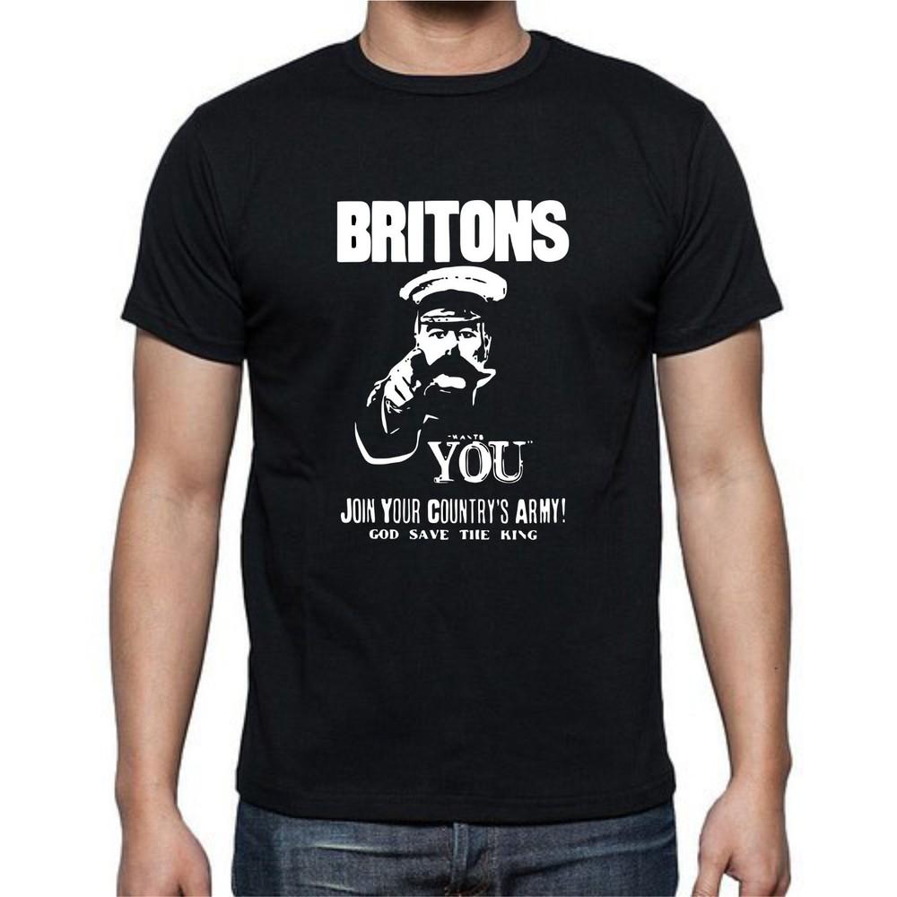 

God Save The King Britons Want You Join Your Countries Army T shirt tee L