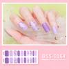 20 Tips Semi-Cured Gel Nail Patch Adhesive Sliders Long Lasting Full Cover Nail Stcikers Gel LED UV Lamp Neede