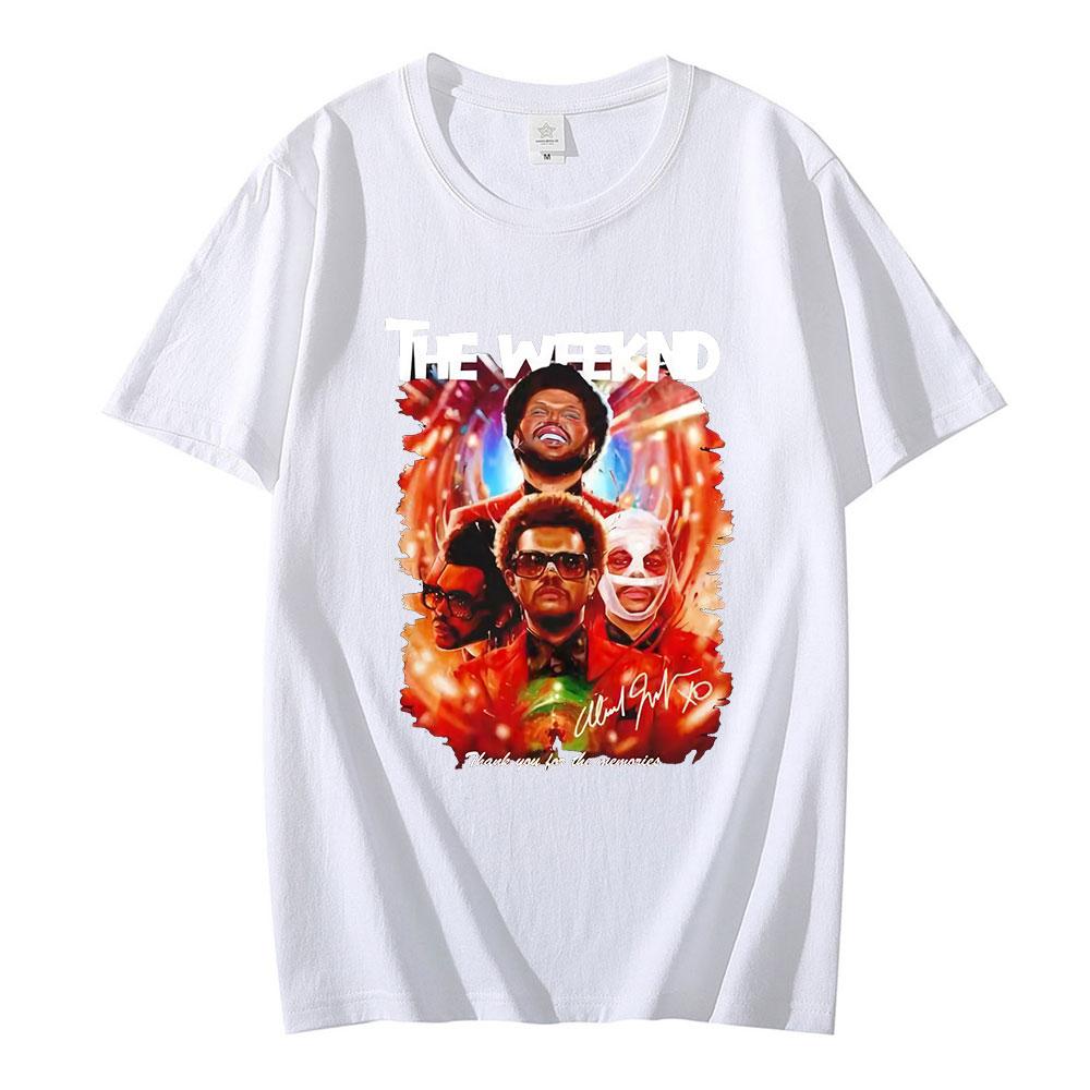 The Weeknd Beauty Behind the Madness Broken Portrait Retro Graphic Unisex Casual TShirt for RB Pop Fans Women And Men Tshirt