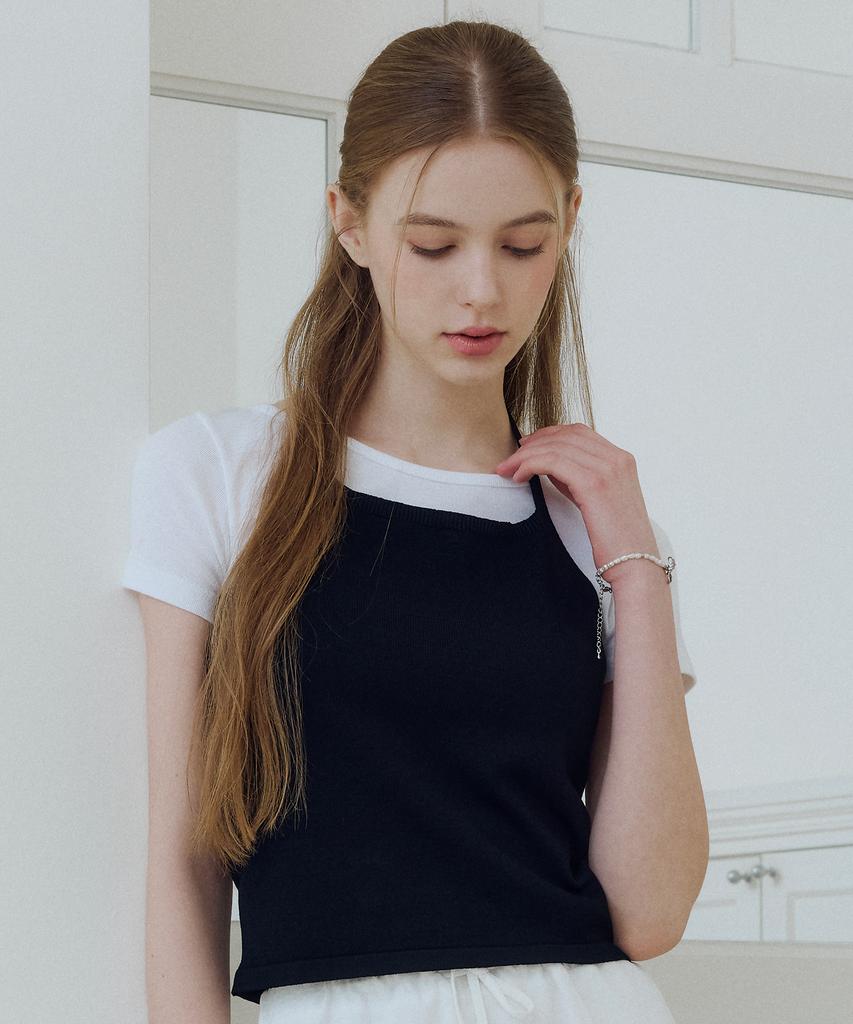 ITOV SEOUL Halterneck Sleeveless Black