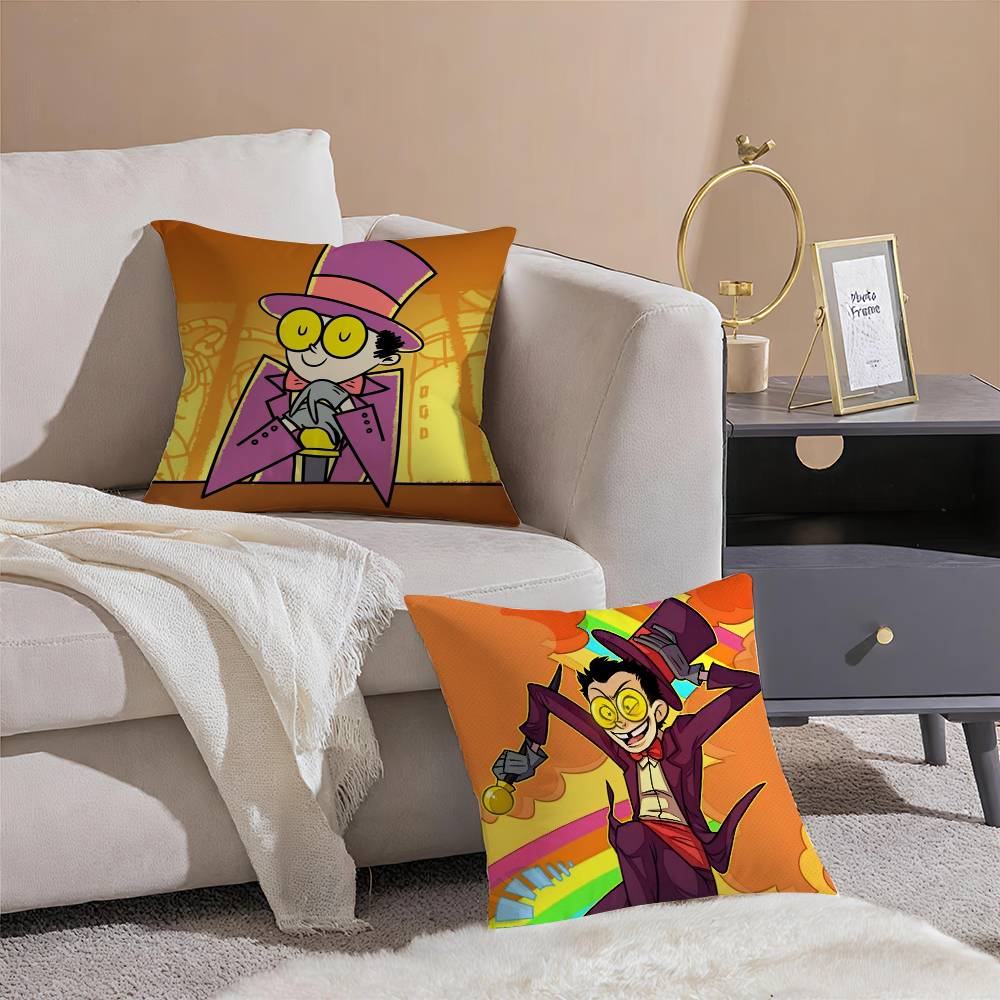 Coole Cartoon S-Superjail Kissenbezug Komfort Sofa Bett Seidig elegant Verdeckter Reißverschluss Dekorative Kissenhülle