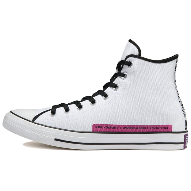 

Converse Chuck Taylor All Star Comfortable Versatile High-top Canvas Shoes Unisex White Black Pink 36.5