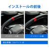 AIRSPEED Accessory Real Hard Carbon Fiber Car Steering Wheel Ring Sticker Frame for Corvette