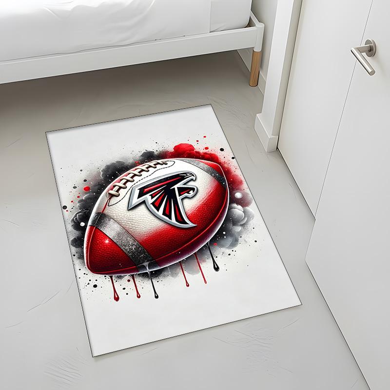 Atlanta Falcons (14) Rug Suitable For Living Rooms Bedrooms Computer Rooms Dining Areas And Placement Under Tables And Chairs Also An Ideal Choice For