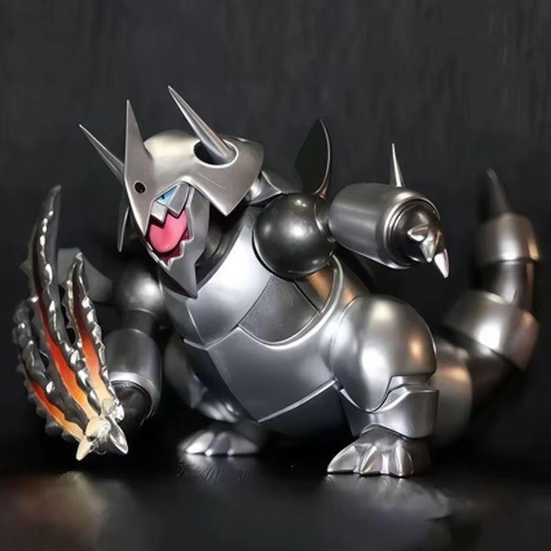 Hot 1/20 Pocket Monsters Mega Aggron Anime Action Figure Model Toys Desktop Collectible Decorations Birthday Gifts