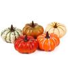 Colorful Crooked Orange Pumpkin Model for Autumn and Christmas Window Display