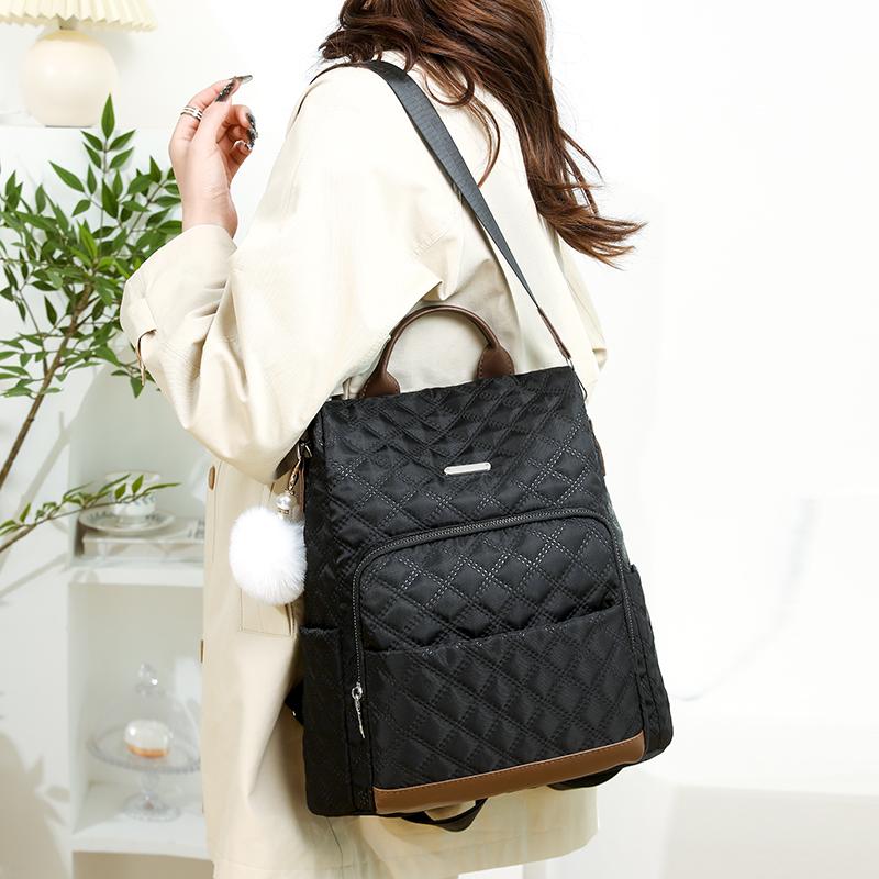 Rhomboid Rucksack Damen Großraum Anti-Diebstahl Rucksack Reisetasche