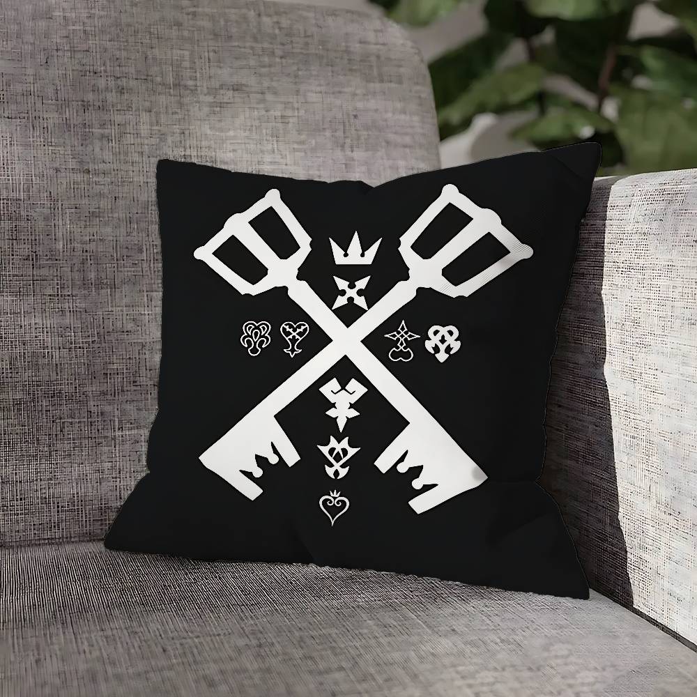 K-Kingdom Game H-Hearts Pillow Case For Sofa Decor Car Office Room Printing Cushion Cover Decorations and Protector