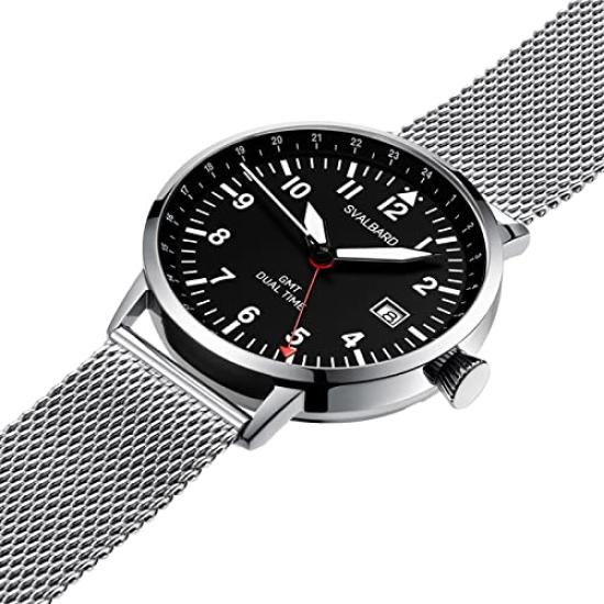 SVALBARD Voyager AA43 Watch with Quartz a Designer Watch from the Far Limited To 500 Pieces Authorized Retailer Men's Swiss-Made Movement, North,