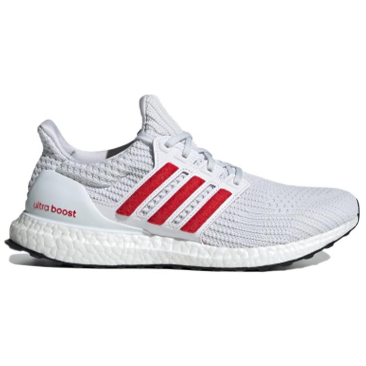 New Adidas UltraBoost 4.0 Dna White Scarlet FY9336