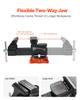 VEVOR Bench Vise, 140 mm(5.5") Jaw Width, 140 mm(5.5") Max Jaw Opening Multipurpose Vise with 360 degreesSwivel Locking Base