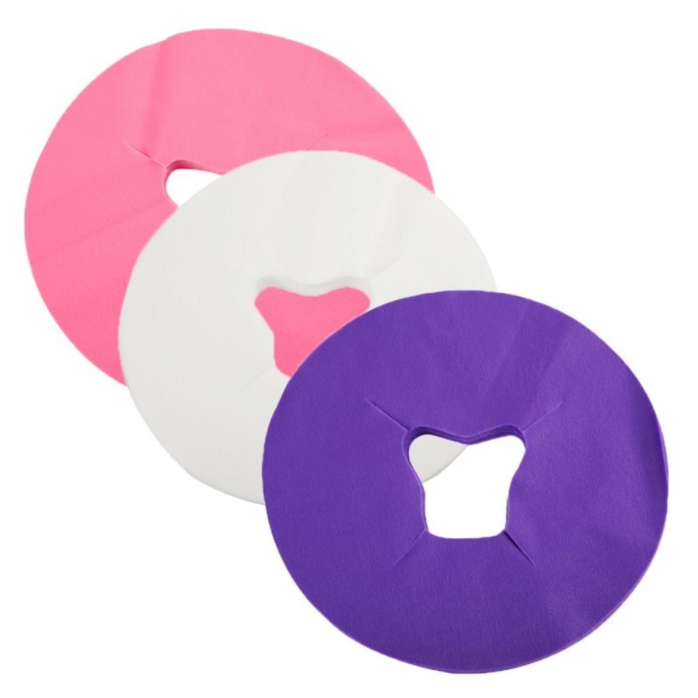 100Pcs Makeup Tool Massage Table Sheets Headrest Pads Face Pillow Cover  for Women Spa