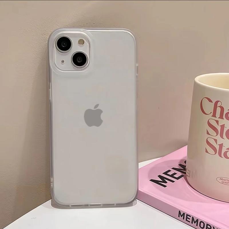 Ultra Thin Matte Soft Clear Phone Case For iPhone 17 Pro Max 13 Mini 15 16 11 12 14 Pro Max Slim Silky Skin Translucent Cover