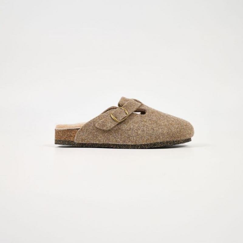 BoSabo Men S Wool Clog Beige