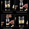 304 Stainless Steel Multi-Functional Kitchen Garlic Press and Slicing Knife for Garlic, Onion, and Ginger.