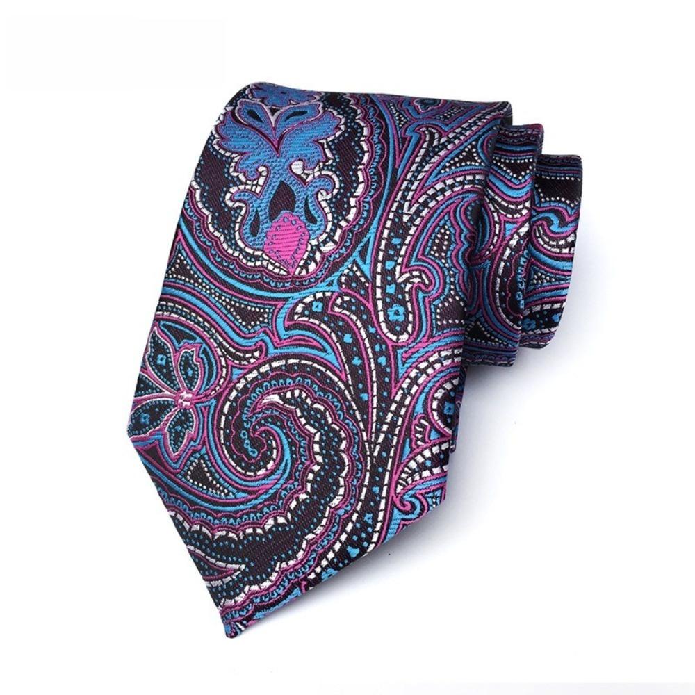 

Jacquard Floral Neck Ties Paisley Business Formal Tie Fashion Wedding Necktie Gentleman Office Style H
