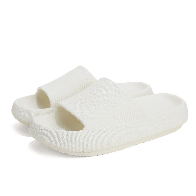 

CM крутые тапочки домашние комнатные женские буквально наступают на дерьмо, не скользят, уличные мужские крутые 44-45 белый